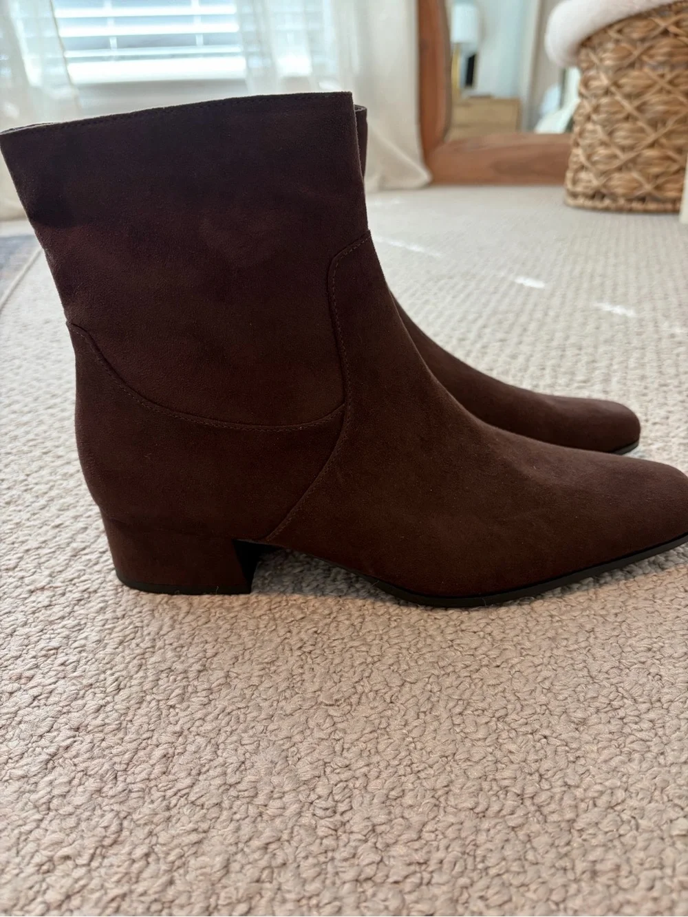 NWT Universal Thread Coral Ankle Boots Brown